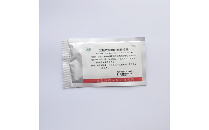三糖铁琼脂对照培养基
